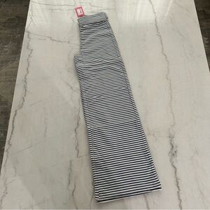 Edikted Wide Leg Fold Over Pants Blue stripe small sold out nwt